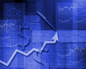 FInancial diagrams, charts and graphs