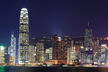 Fototapeta na wymiar Hong Kong harbor view