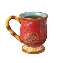 Teacup isolated on white