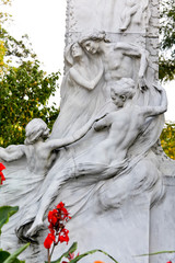 Österreich, Wien, Johann Strauß Denkmal