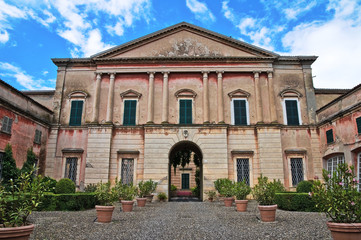Fototapeta na wymiar Villa Anguissola-Scotti. Rivergaro. Emilia-Romagna. Włochy.