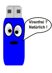 Virenfreier USB Stick