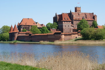 Fototapeta na wymiar Zamek w Malborku