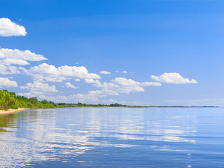 Chudsky lake. Pskov region. Russia
