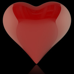 Herz Rot 3D