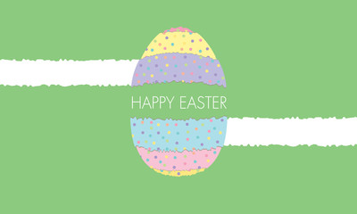 Torn Paper Easter Egg