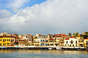 Naklejka na ściany i meble Hafen von Chania/Kreta/Griechenland