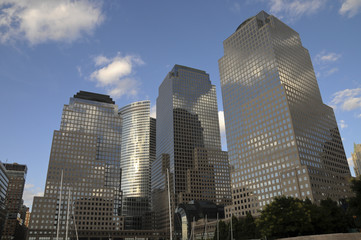 Fototapeta na wymiar Lower Manhattan, Financial District, Nowy Jork, USA