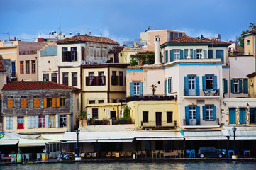 Naklejka na ściany i meble Portu Chania / Kreta / Grecja