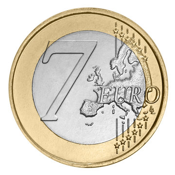 Seven euro coin