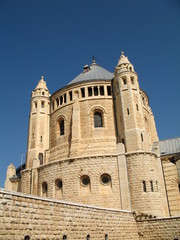 Fototapeta na wymiar Hagia Maria Sion Abbey w Jerozolima, Izrael