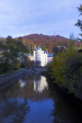 River in Carlsbad (Karlovy Vary) in the Czech Republic