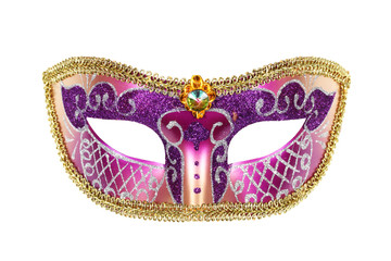 Carnival Venetian mask with clipping path.