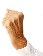 the fist of an old woman