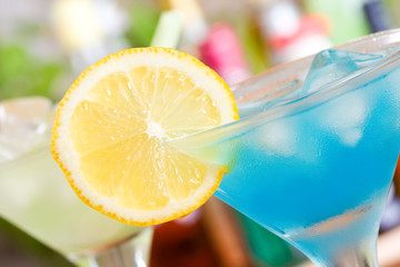 Blue Curacao cocktail