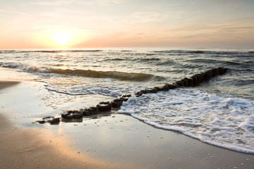Fototapeta Morze zachód słońca obraz