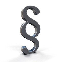 paragraph symbol on white