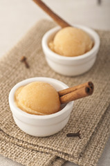 Quince sorbet