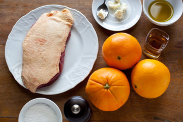 petto d'anatra all'arancia