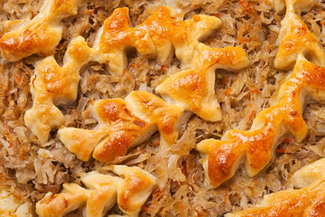cabbage pie decoration