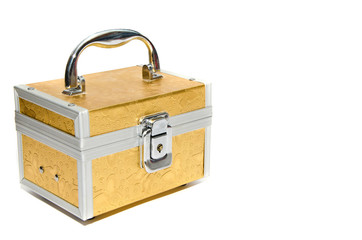 Шкатулка для драгоценностей  на белом фоне
