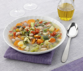 Minestrone di verdure - vegetable soup