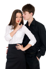 beautiful young couple