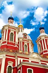 Fototapeta na wymiar Beautiful view on the church. Moscow. Russia.