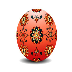 Easter egg painted