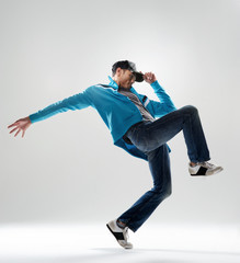 Male dancer striking a pose