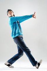 Naklejka premium urban style dance