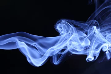 Deurstickers rook op zwart © Péter Mács