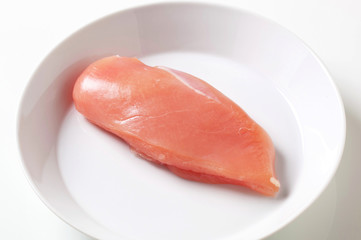 Raw chicken breast