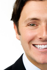 Obraz premium Face of a happy businessman