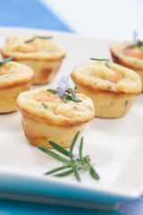 Shrimp and Rosemary muffins