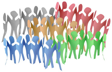 Naklejka premium population