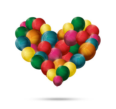 recommend clip art: heart balloon