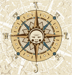 Compass Rose Illustration