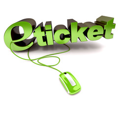 Fototapeta premium e-ticket