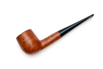 Tobacco pipe isolated on white 