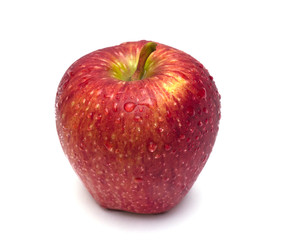 Red apple. Macro