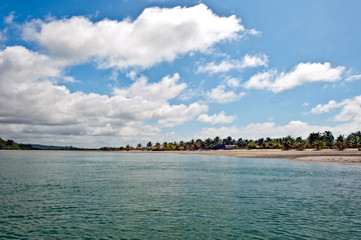 beach of Monpiche in Ecuador