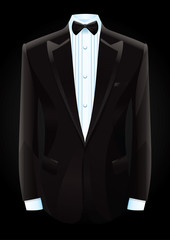 Black tuxedo