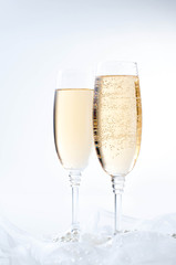 Two glasses of champagne