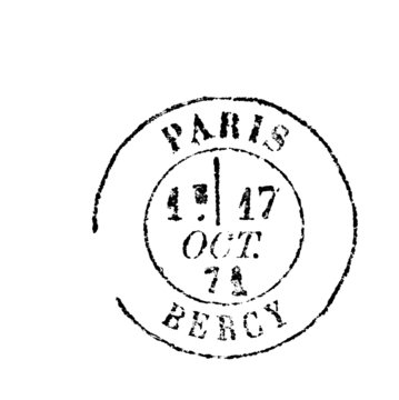 Cachet a date de 1871