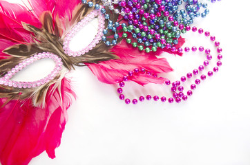 Party attire on white