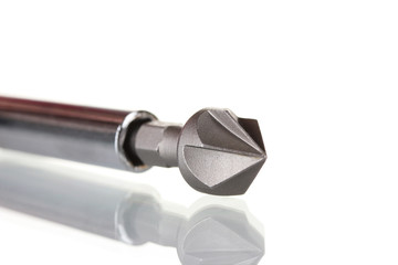 Construction bit isolated on white