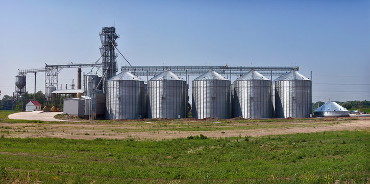 Grain drying systems panorama