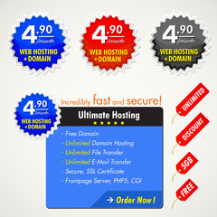 web elements for hosting