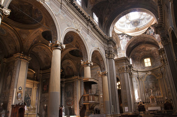 Fototapeta na wymiar Church in the beautiful city of Bologna in Italy